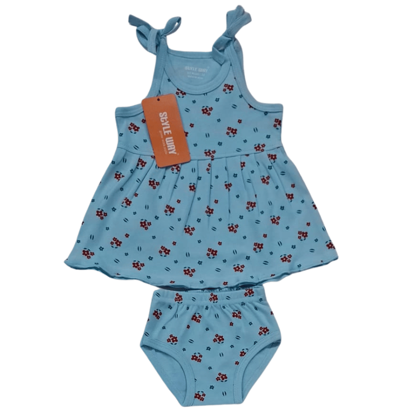 styleway new born baby girls frock with sleeve top & briefs set baby wear sw 203 styleway new born baby girls frock with sleeve top & briefs set baby wear sw 203