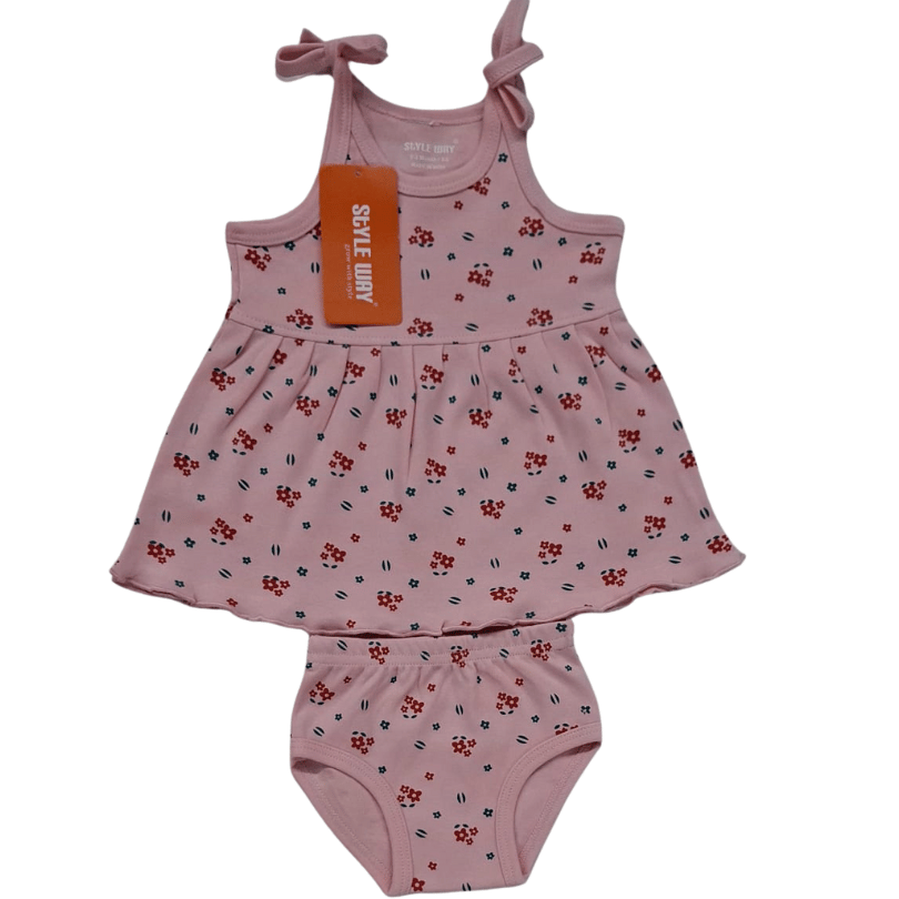 styleway new born baby girls frock with sleeve top & briefs set baby wear sw 203 styleway new born baby girls frock with sleeve top & briefs set baby wear sw 203
