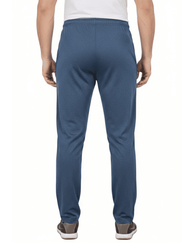 mens track pant blue melange colour 100% cotton bio washed fine fabric two side zipper pocket elastic waist pant with string sw 555 mens track pant blue melange colour 100% cotton bio washed fine fabric two side zipper pocket elastic waist pant with string sw 555