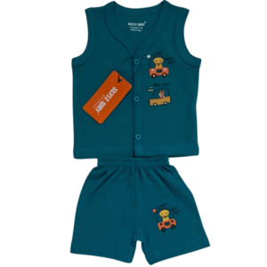 styleway infant full open with sleeve & shorts unisex set baby wear sw 58 (copy)